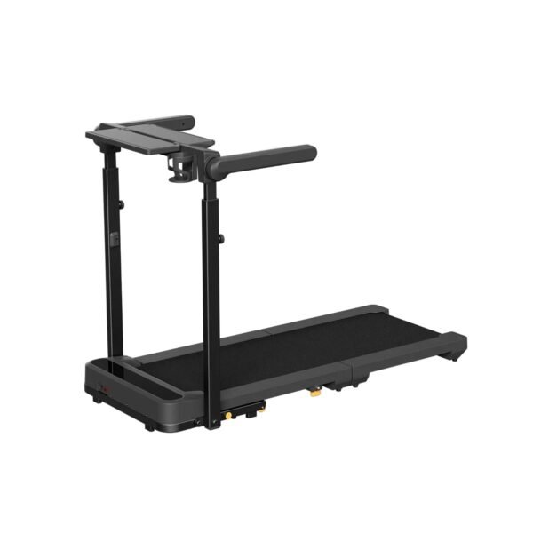 King Smith Walking Pad MX10 Treadmill with a maximum speed of 10 km/h, a 1-horsepower brushless motor, a foldable stand, and a cup holder—Black
