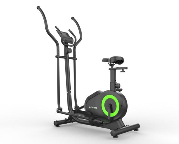 Black Bull Elliptical Cross Trainer 2-in-1 with Seat, 120 kg Weight Capacity - UMWBP 700