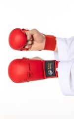 ⁦قفازات كاراتيه، توكايدو جونيور، اللون: أحمر⁩ - الصورة ⁦2⁩
