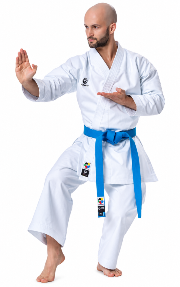 Tokaido Kata Master Karate Uniform, Silver, WKF, 12
