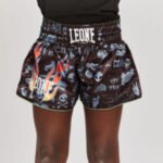 FLAMES KICK Pants in Black